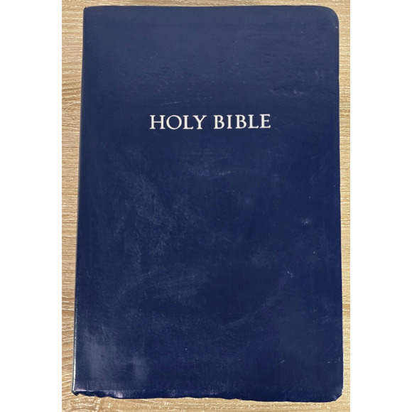 Holy Bible 2003 King James Version Giant Print Words Of Jesus In Red Concordance - Picture 1 of 5